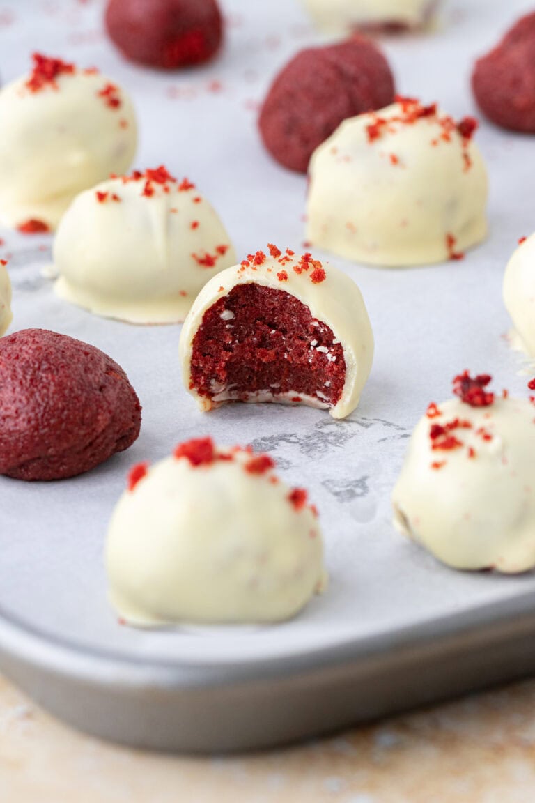 Red Velvet Cake Truffles