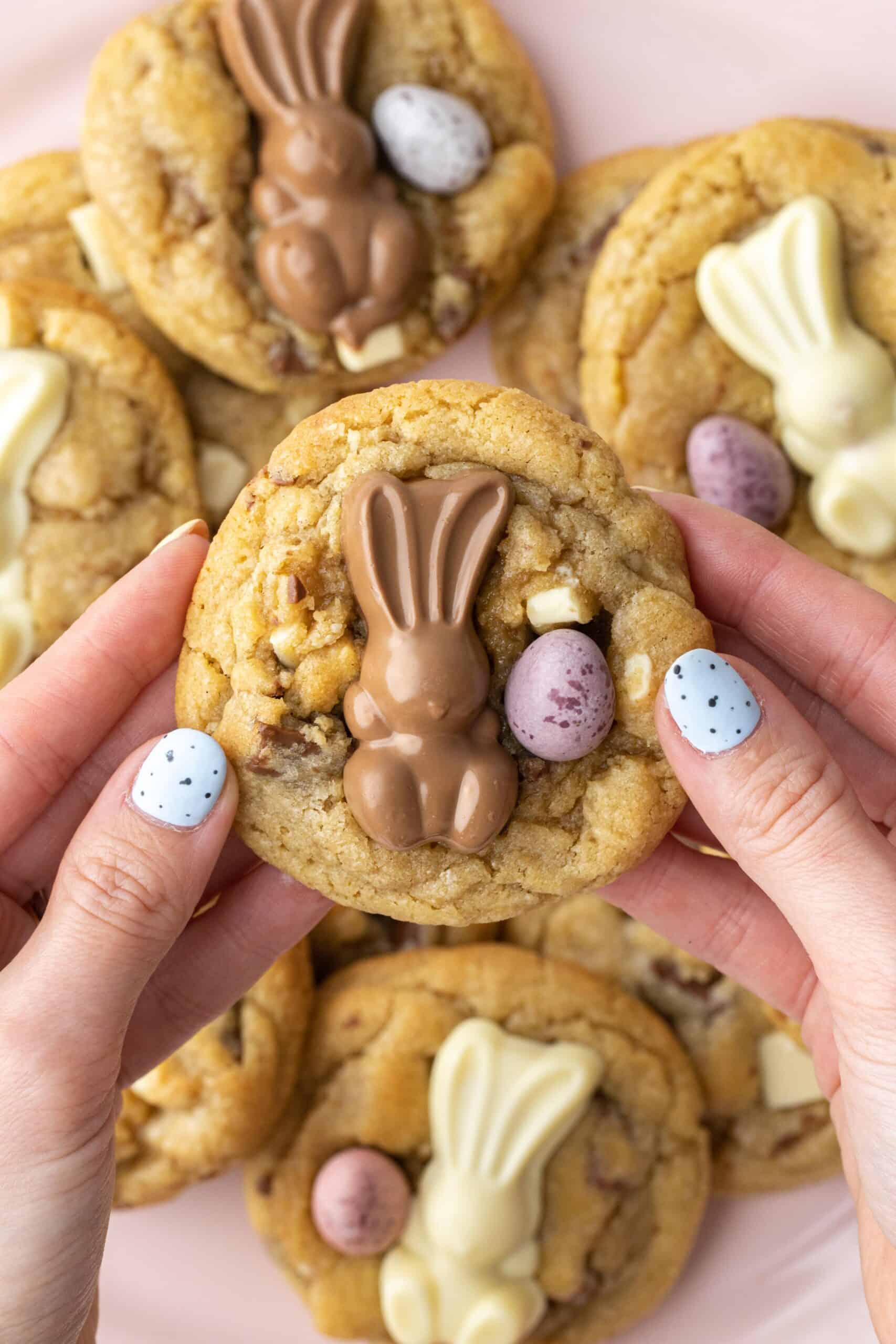 Easter chocolate cookies