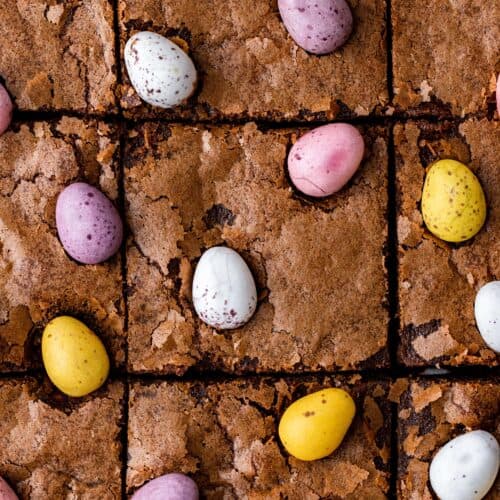 Mini Egg Brownies