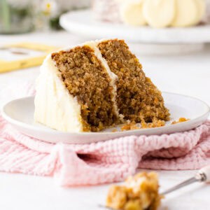 White chocolate carrot cake