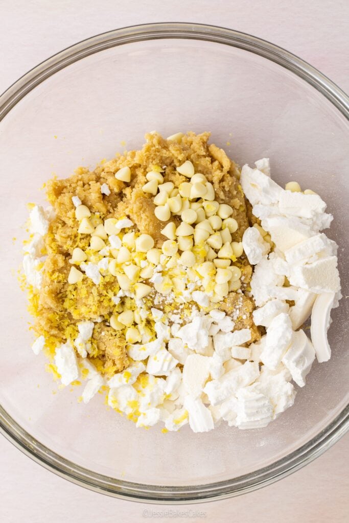 lemon meringue cookie dough
