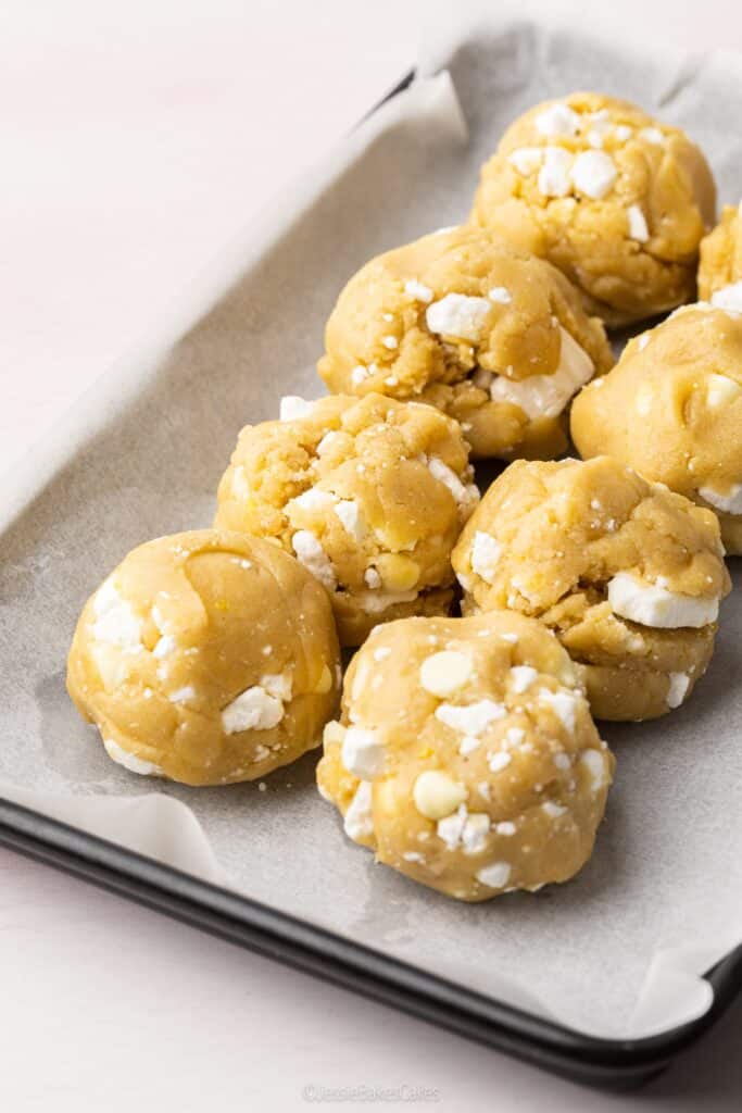 rolled cookie dough
