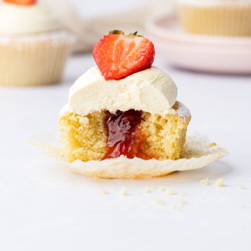 Victoria Sponge Cupcakes