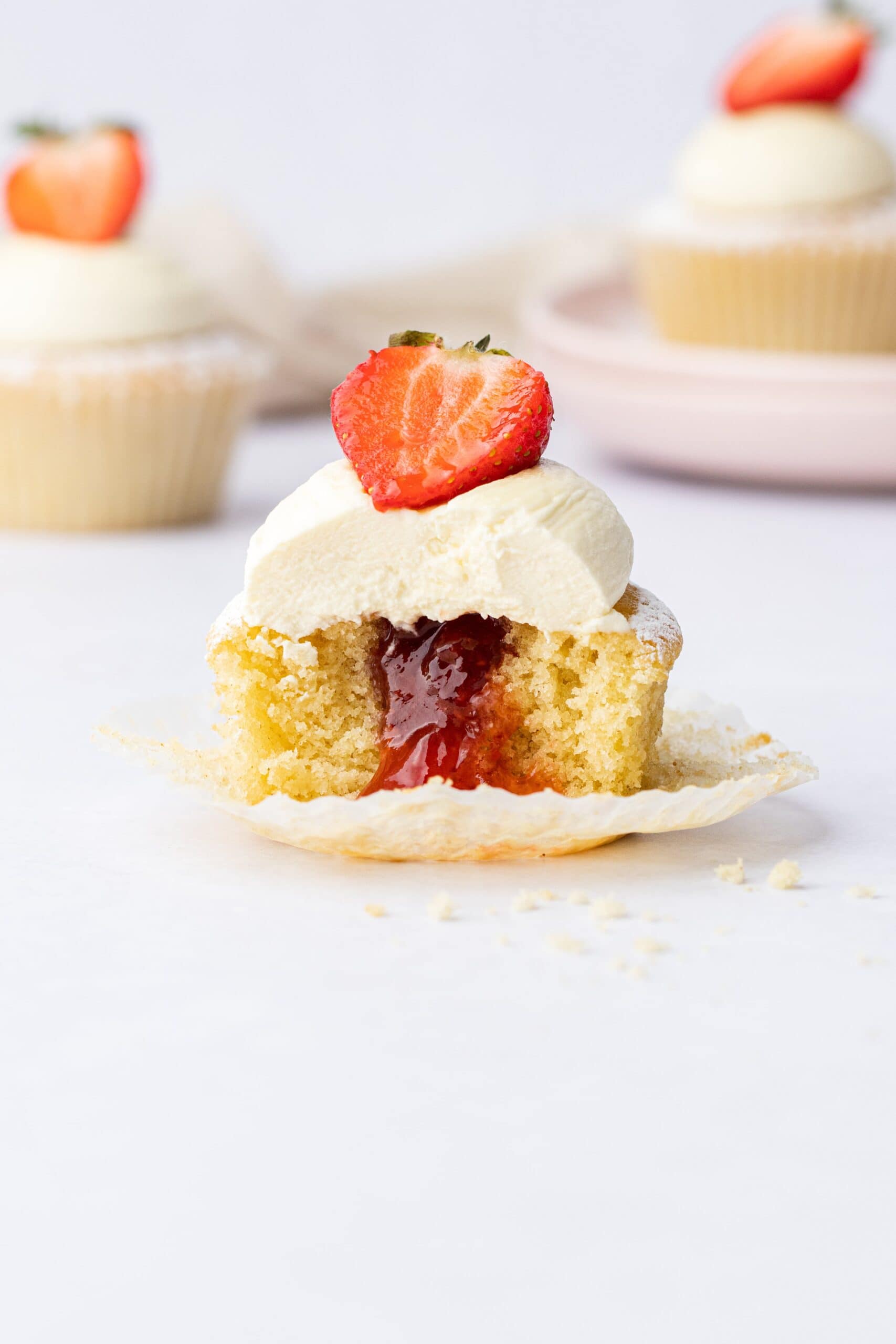 Victoria Sponge Cupcakes