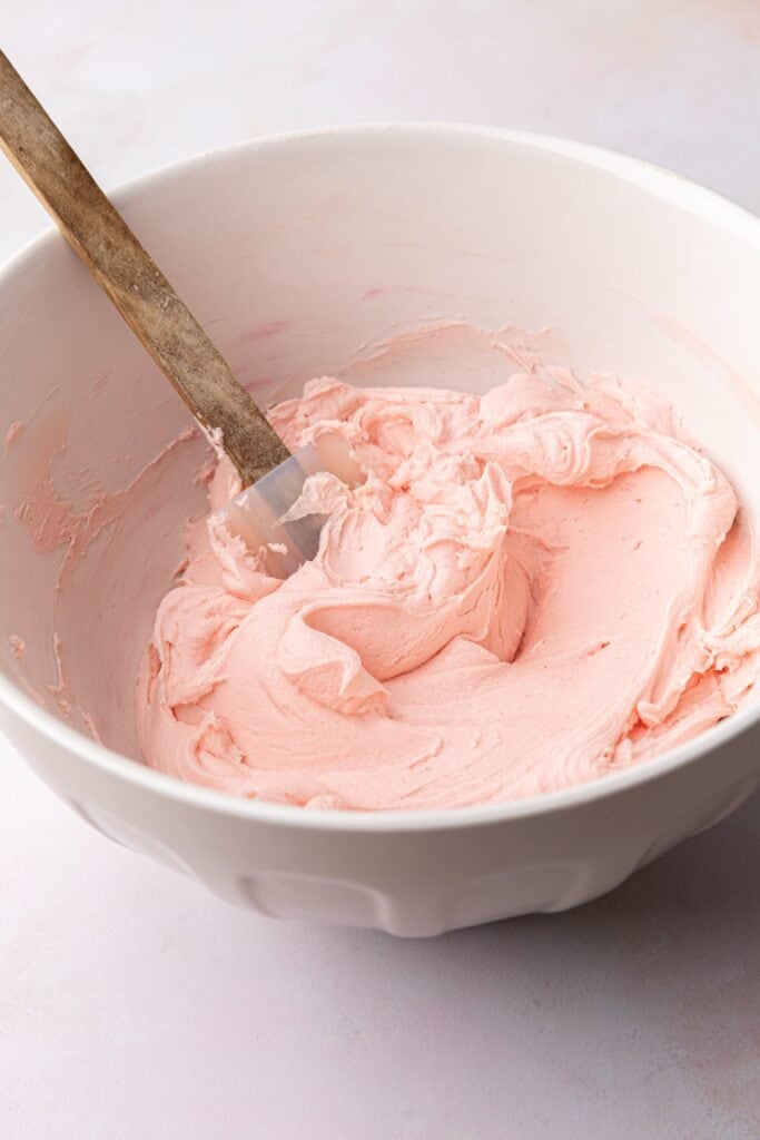 pink vanilla buttercream