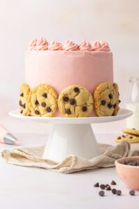 Chocolate chip cookie cake