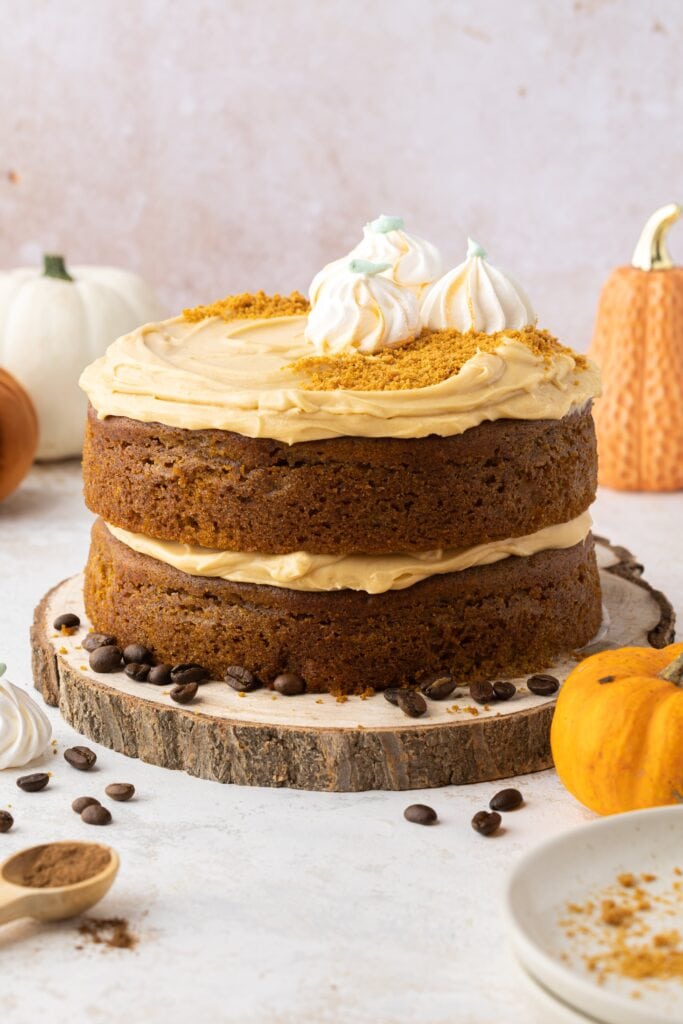 Pumpkin spice latte cake
