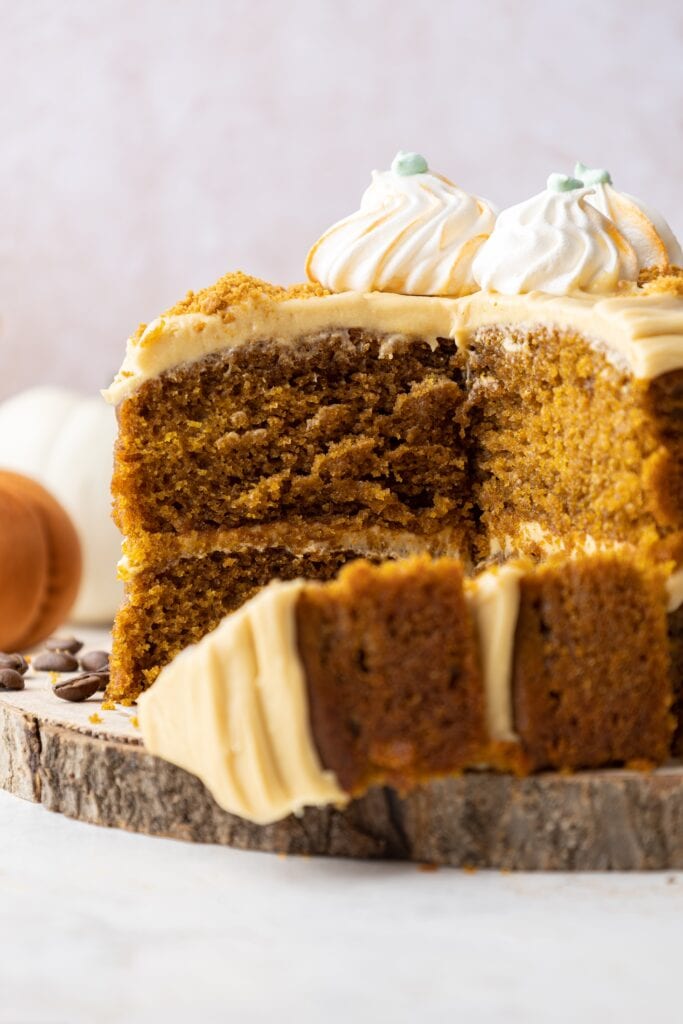 Pumpkin spice latte cake