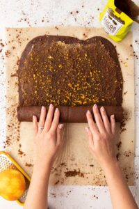 Rolling Chocolate Orange Cinnamon Rolls