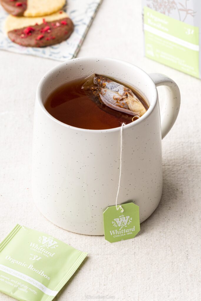whittard rooibos with chocolate shortbreads