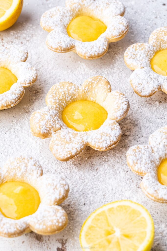 Lemon Flower Tartlets - afternoon tea recipes