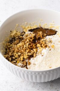 Ingredients for Mini Coffee and Walnut Cakes