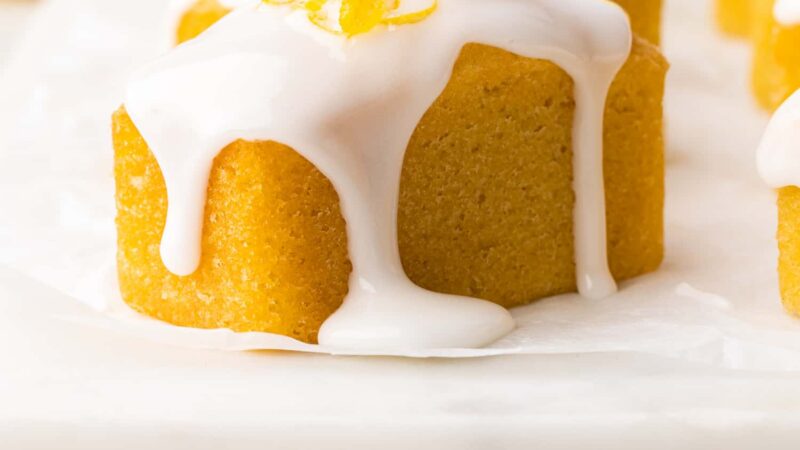 Mini Lemon Drizzle Loaf Cakes