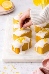 Mini Lemon Drizzle Loaf Cakes