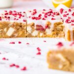White Chocolate and Raspberry Blondies