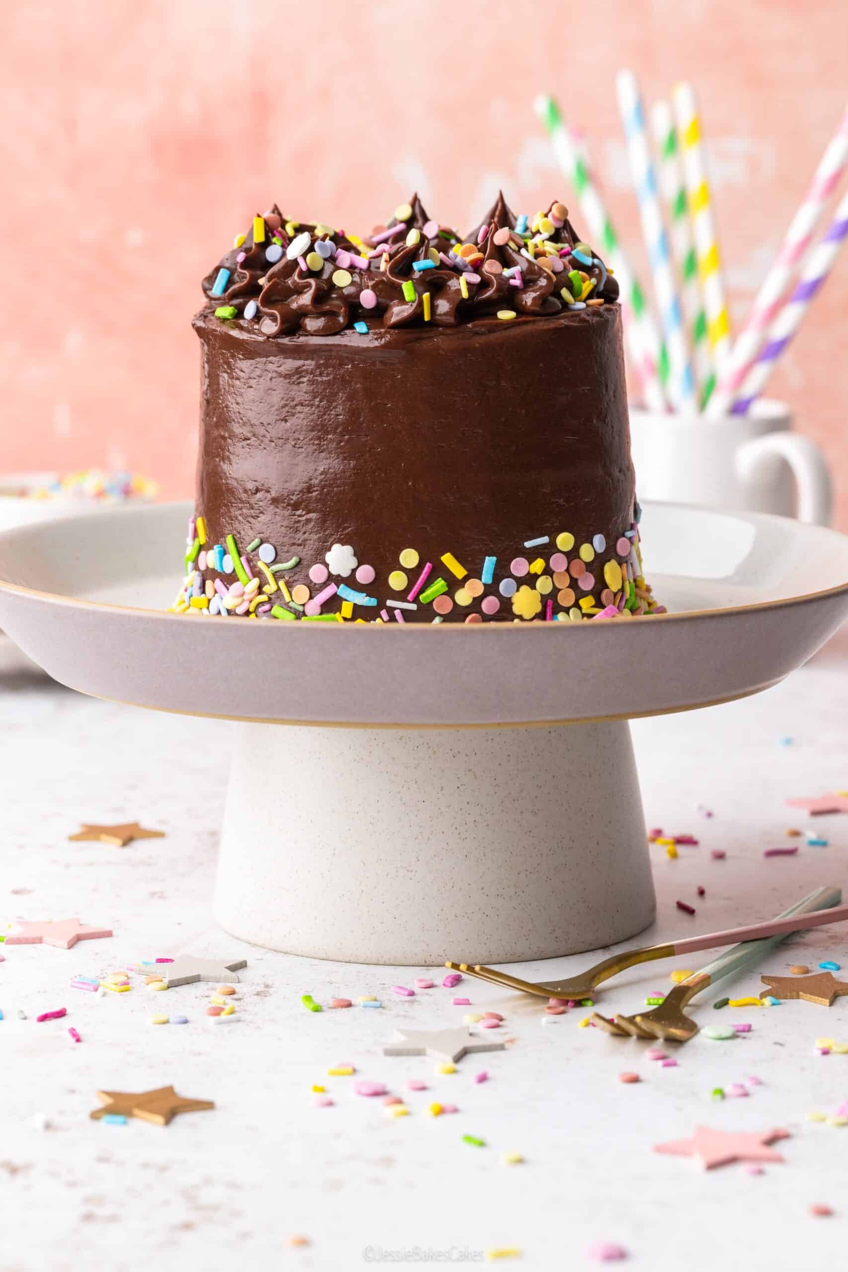 Mini Chocolate Birthday Cake