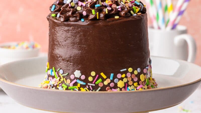 Mini Chocolate Birthday Cake