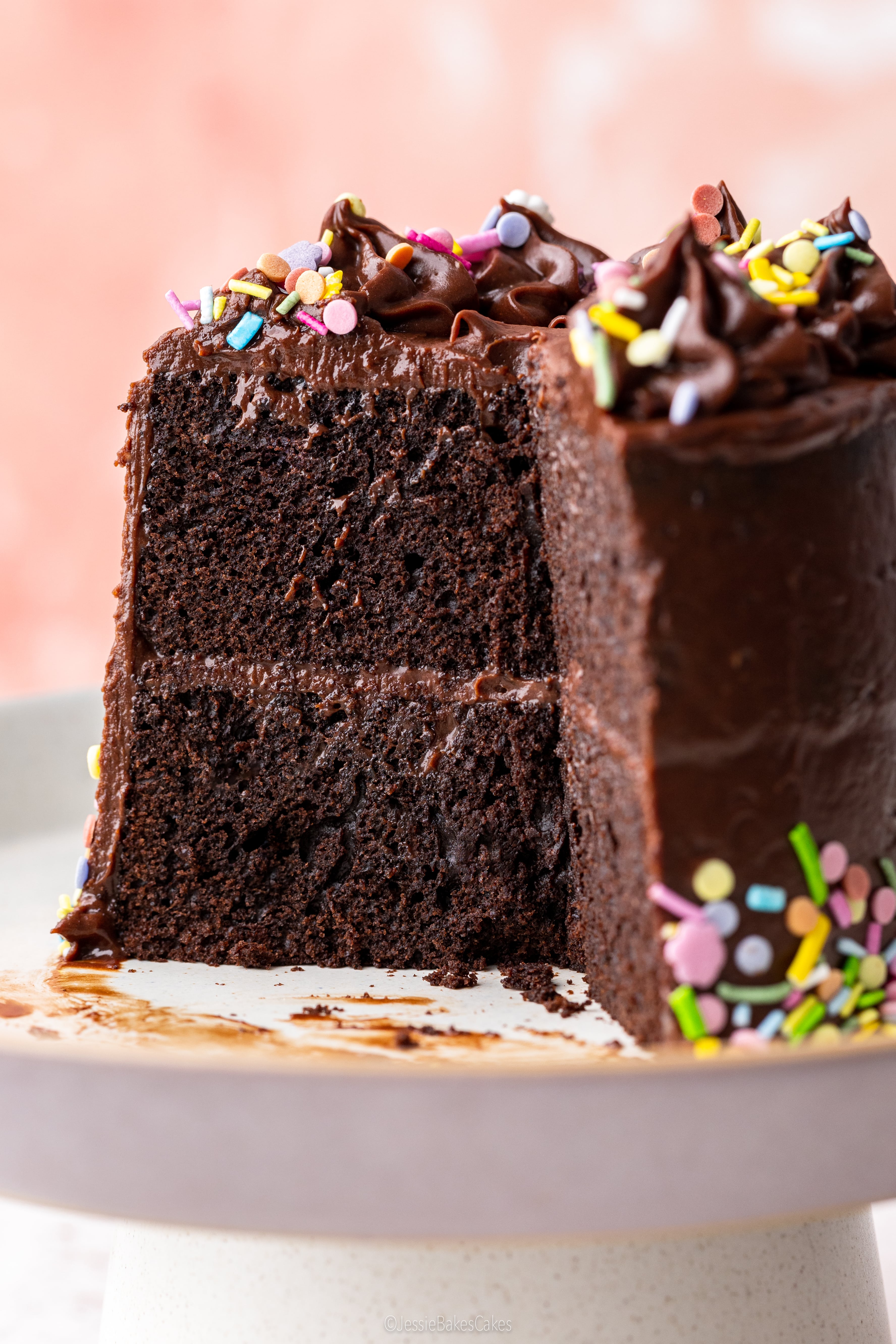Mini Chocolate fudge layer Cake recipe