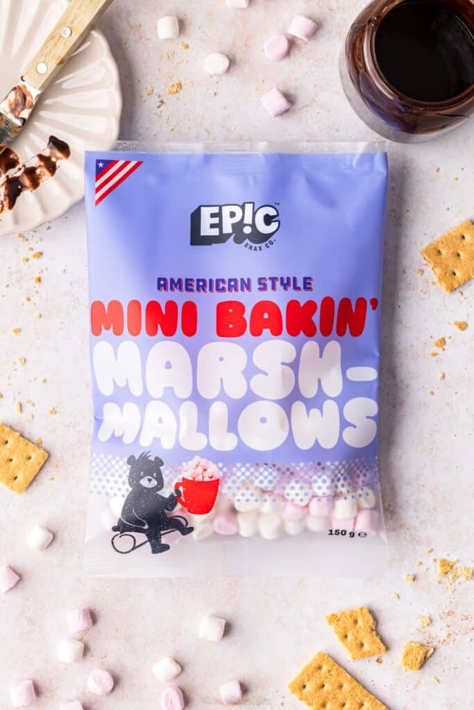 bag of epic snax mini bakin' marshmallows