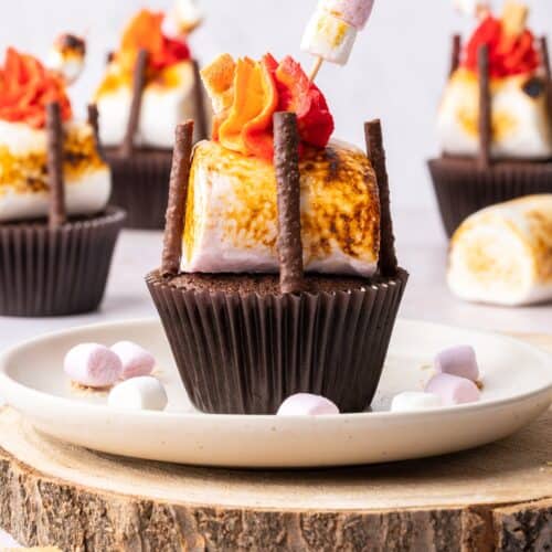 S’mores Campfire Cupcakes