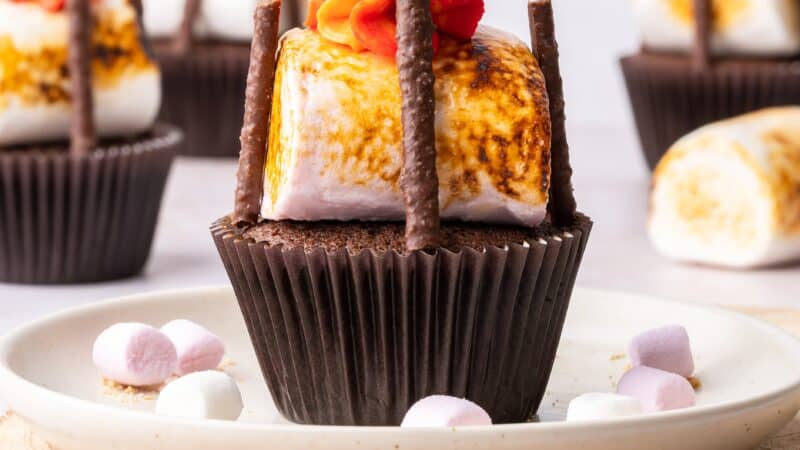 S’mores Campfire Cupcakes
