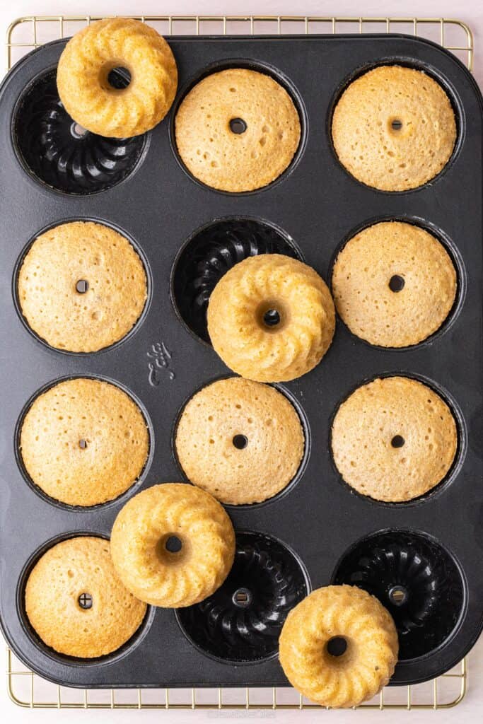 mini bundt cake baking tin