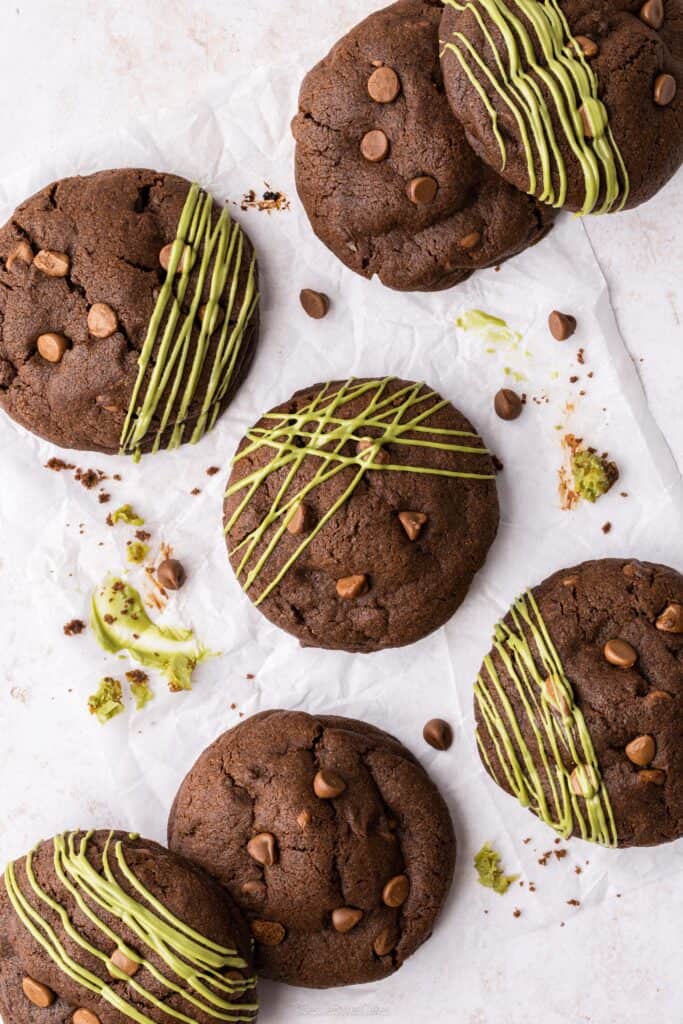 Dubai Chocolate Bar Cookies 