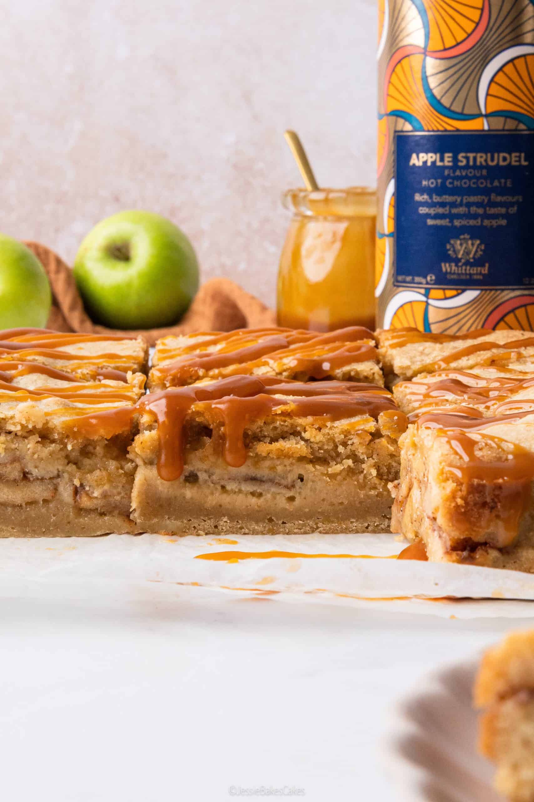 Brown Butter Apple Strudel Blondies