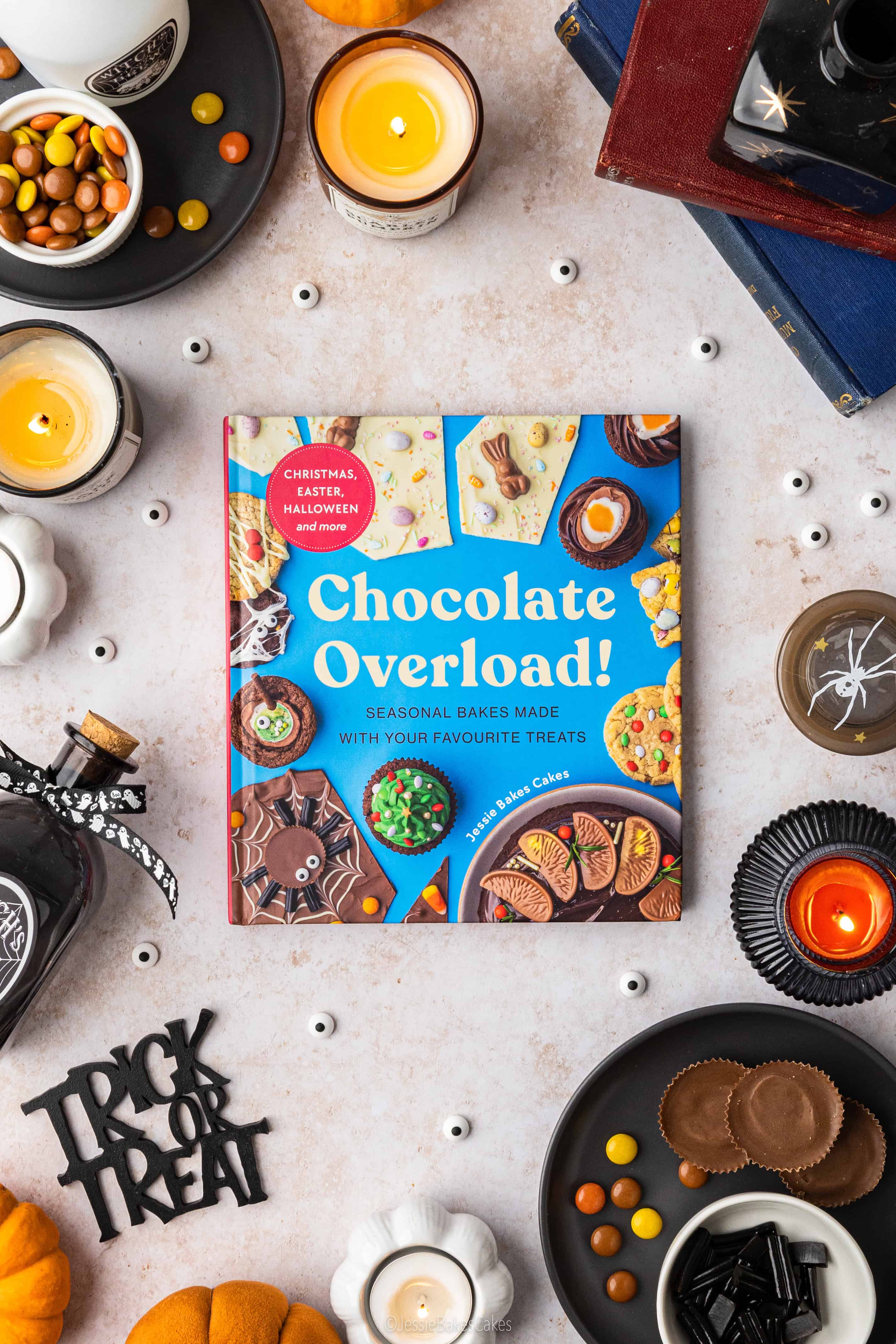 Chocolate overload baking cookbook for halloween