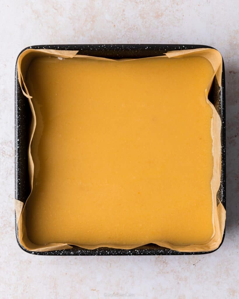 miso caramel set on shortbread base