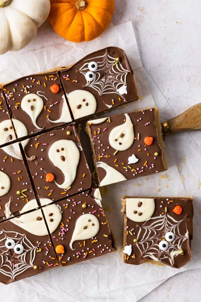 Spooky Miso Millionaires Shortbread