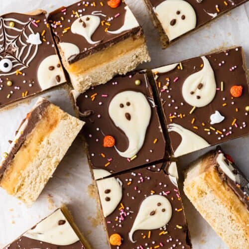 Spooky Miso Millionaires Shortbread