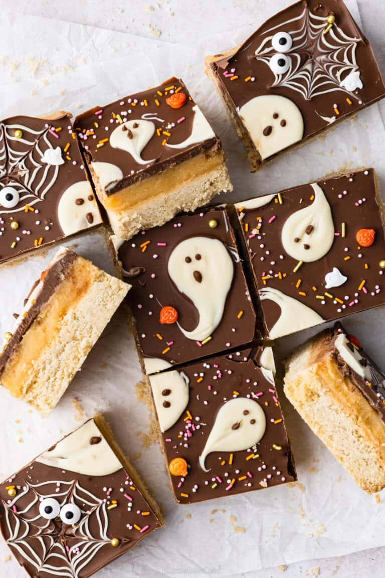 Spooky Miso Millionaires Shortbread