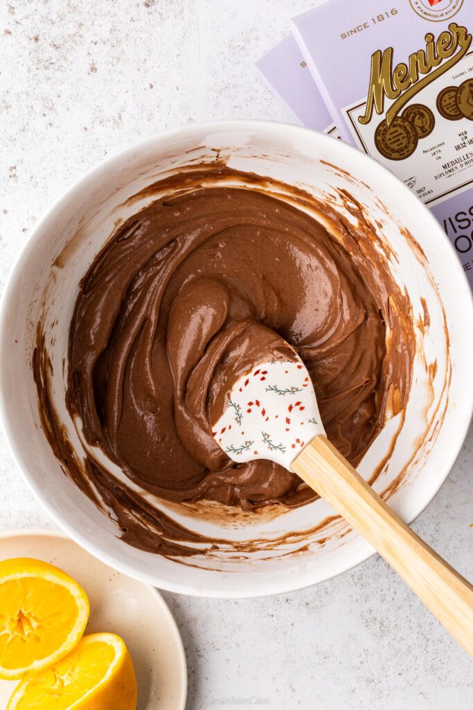 chocolate orange cream cheese frosting: