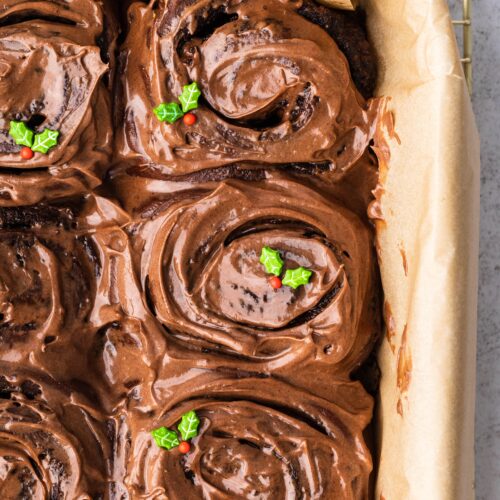 Chocolate Orange Cinnamon Rolls