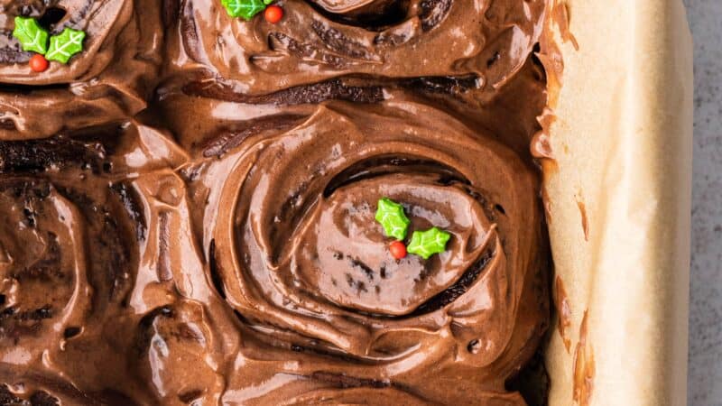 Chocolate Orange Cinnamon Rolls