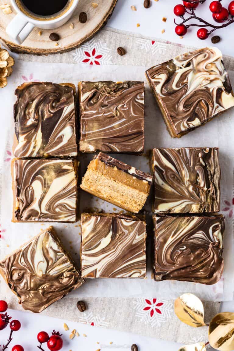 Hazelnut Mocha Millionaires Shortbread