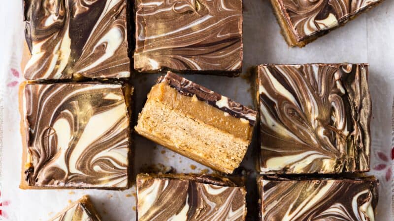 Hazelnut Mocha Millionaires Shortbread