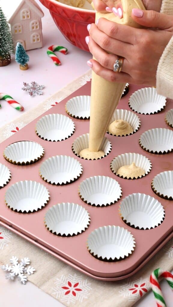Making The Mini Cinnamon Cupcakes