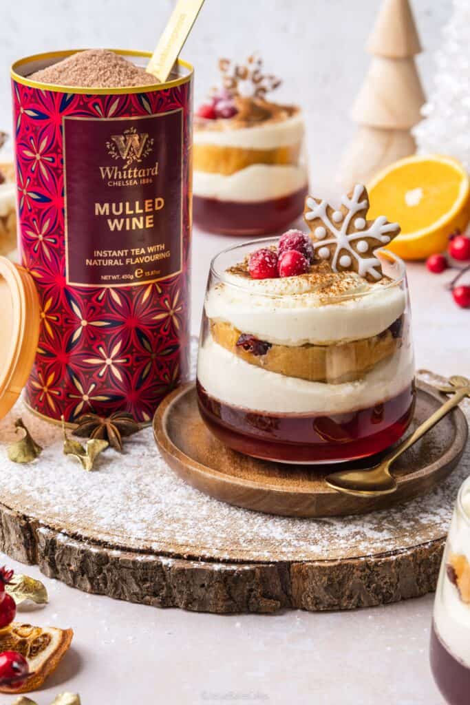 Mulled Wine Christmas Trifles