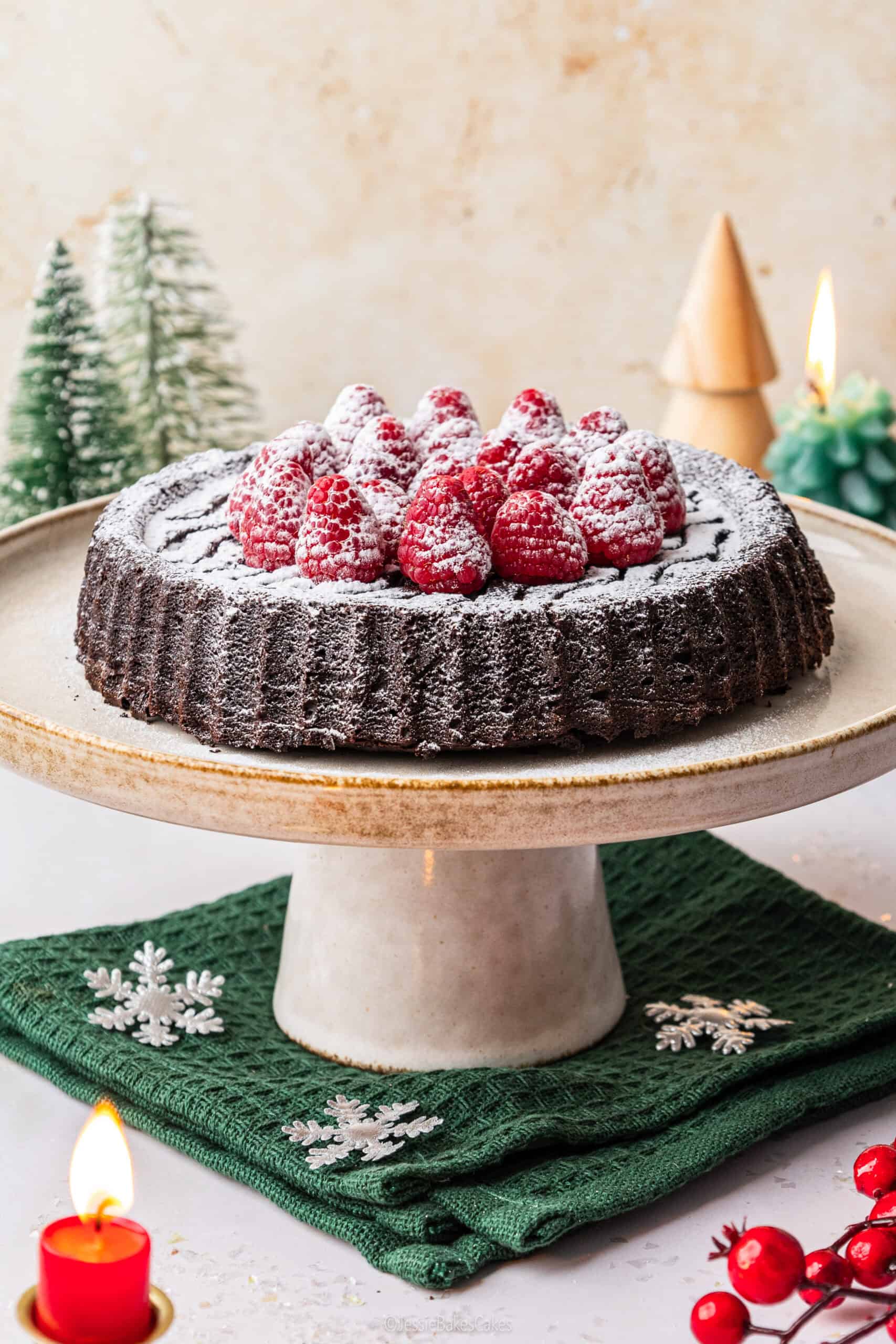 Piece of cake chocolate cake