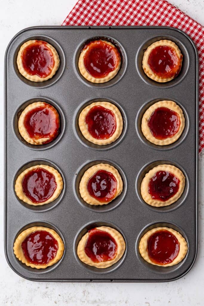 jam tarts after baking