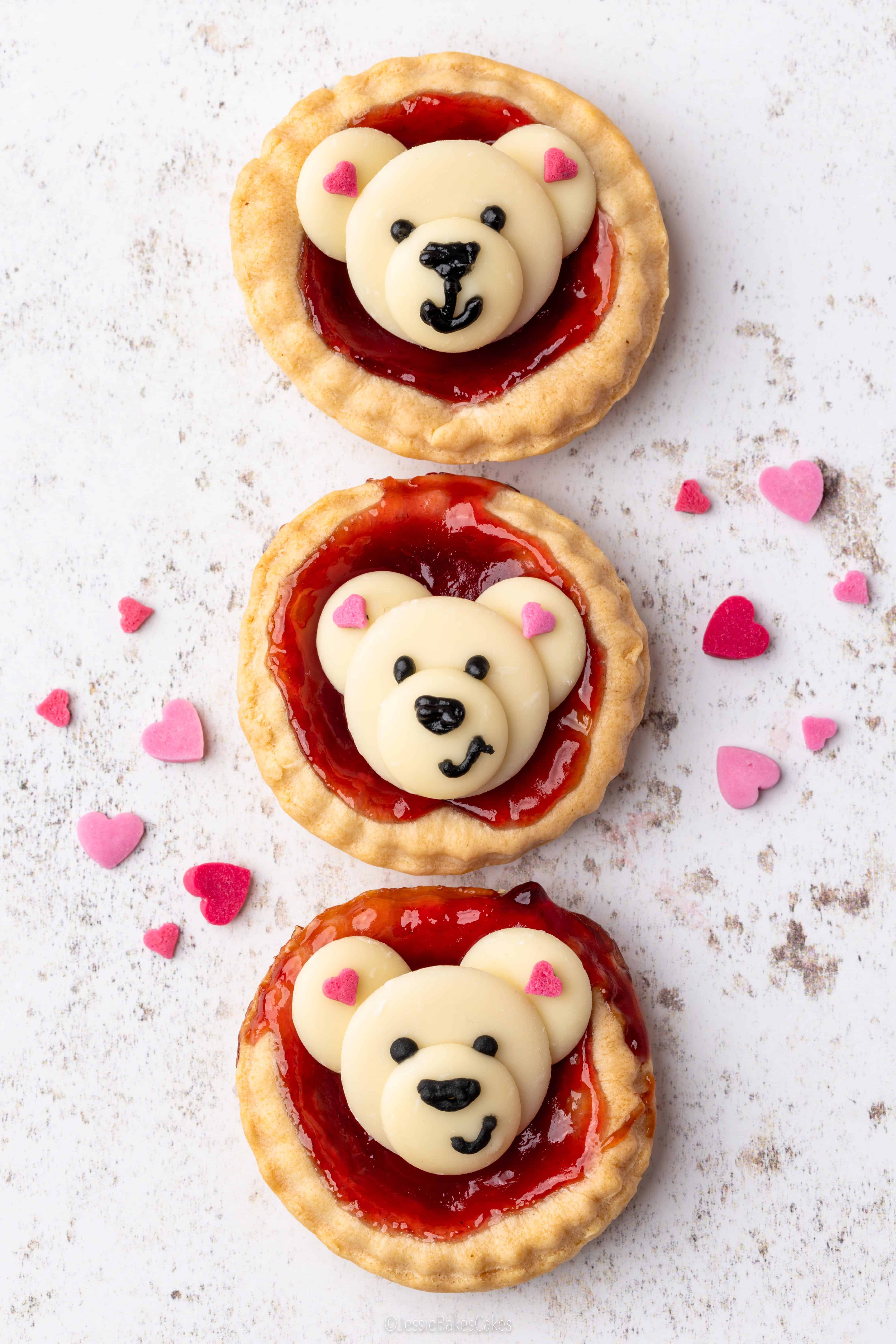 bear hug jam tarts -