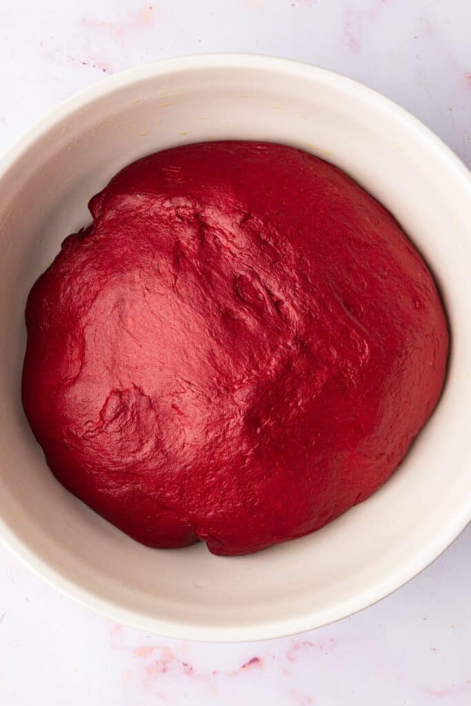 red velvet dough