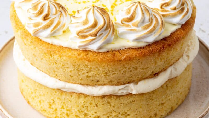 Lemon Meringue Cake