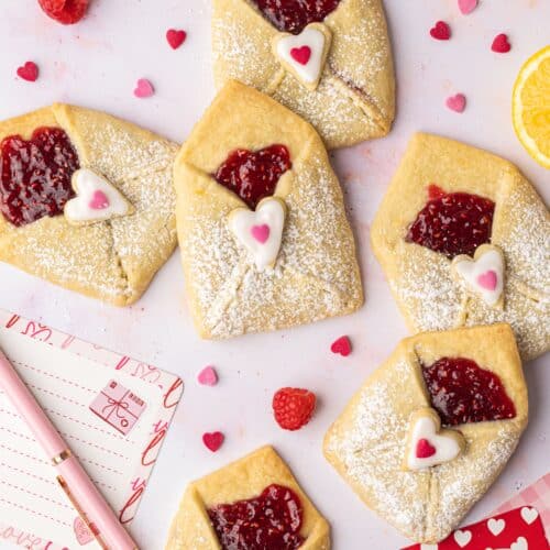 Love Letter Shortbread Cookies