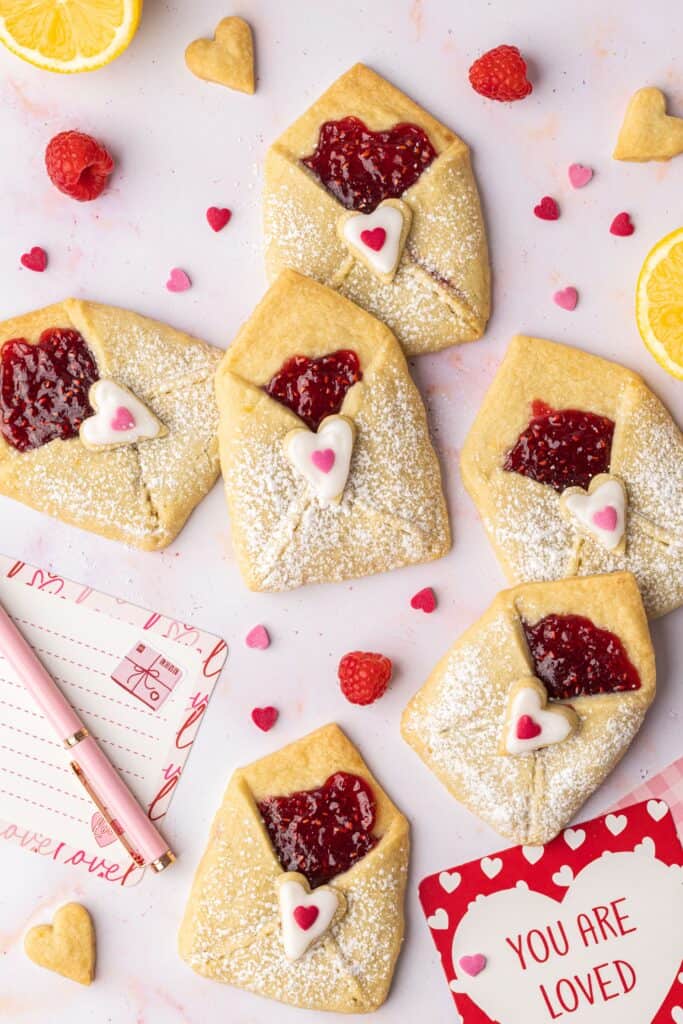 Love Letter Shortbread biscuits