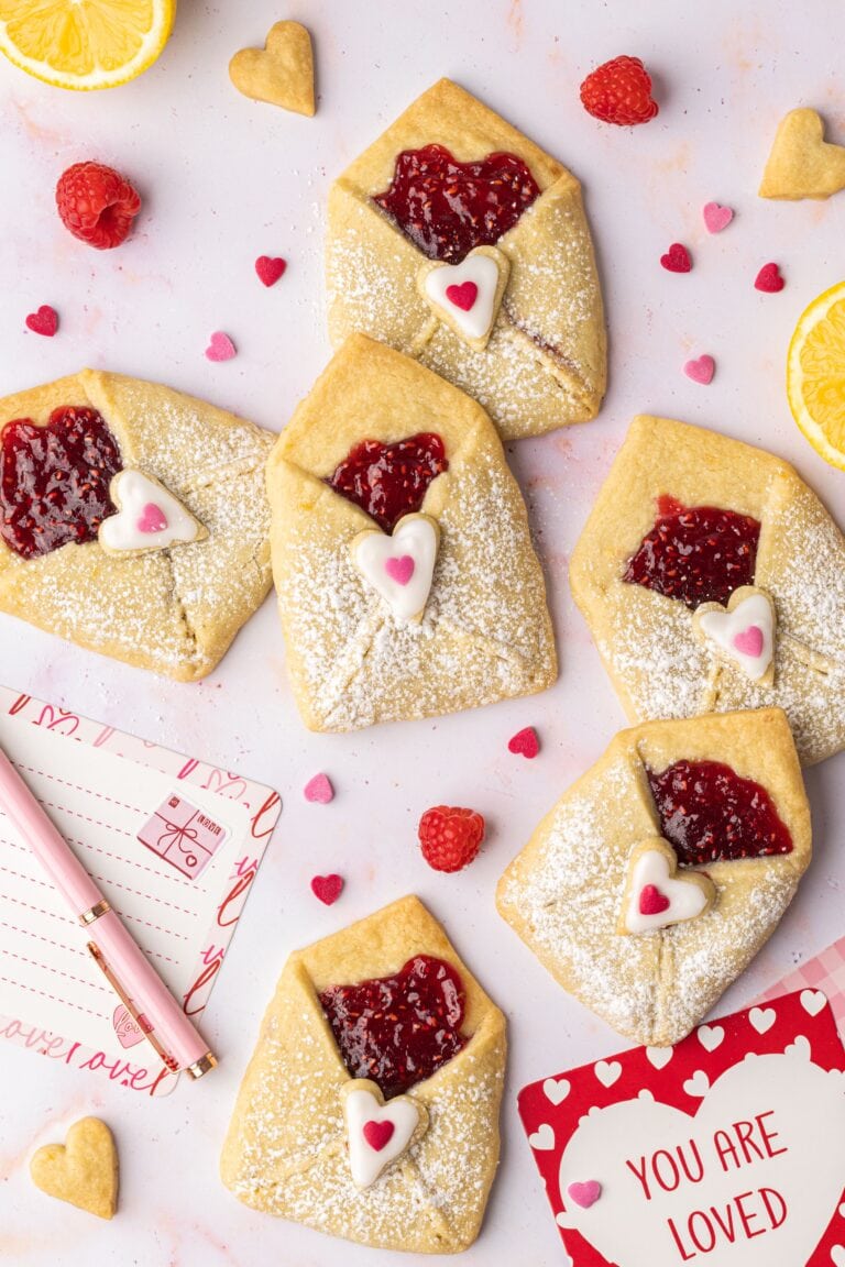 Love Letter Shortbread Cookies