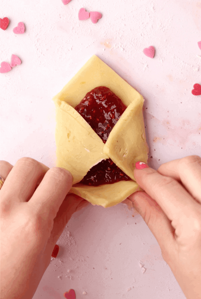 step 2:How To Shape Love Letter Biscuits