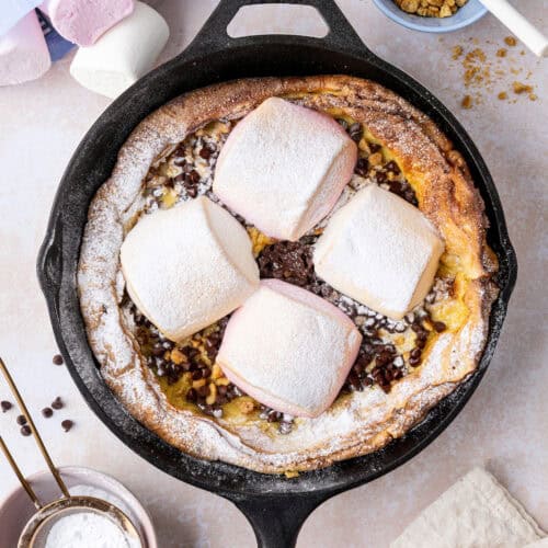 S'mores Dutch Baby Pancake